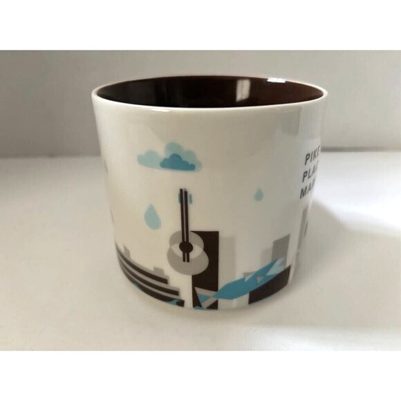STARBUCKS PIKE PLACE MARKET Mug You Are Here Collection YAH Coffee Mug 2017 EUC - Picture 4 of 6